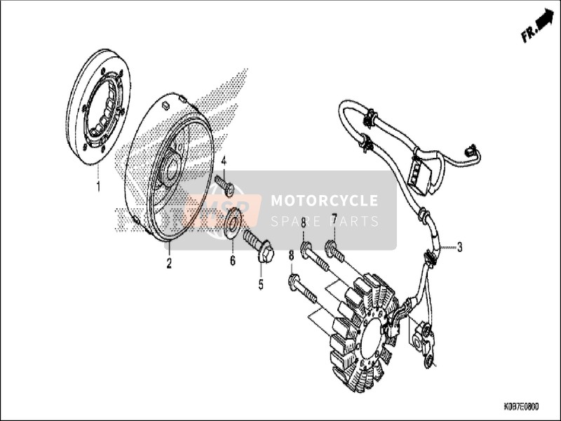 Honda NSS300A 2019 Generator voor een 2019 Honda NSS300A